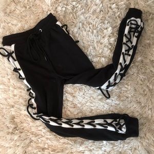 Missguided Lace Up Joggers